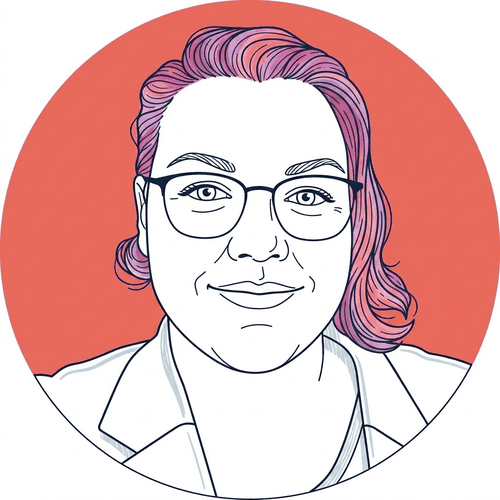 Amanda Riches, illustrated portrait