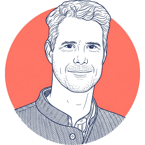 Dr David Haberlah — illustrated portrait