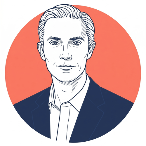 Peter Martin — illustrated portrait